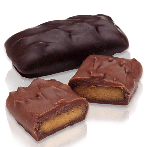 Molasses Chips Milk Chocolate (20 pc Tray) by Abdallah Candies