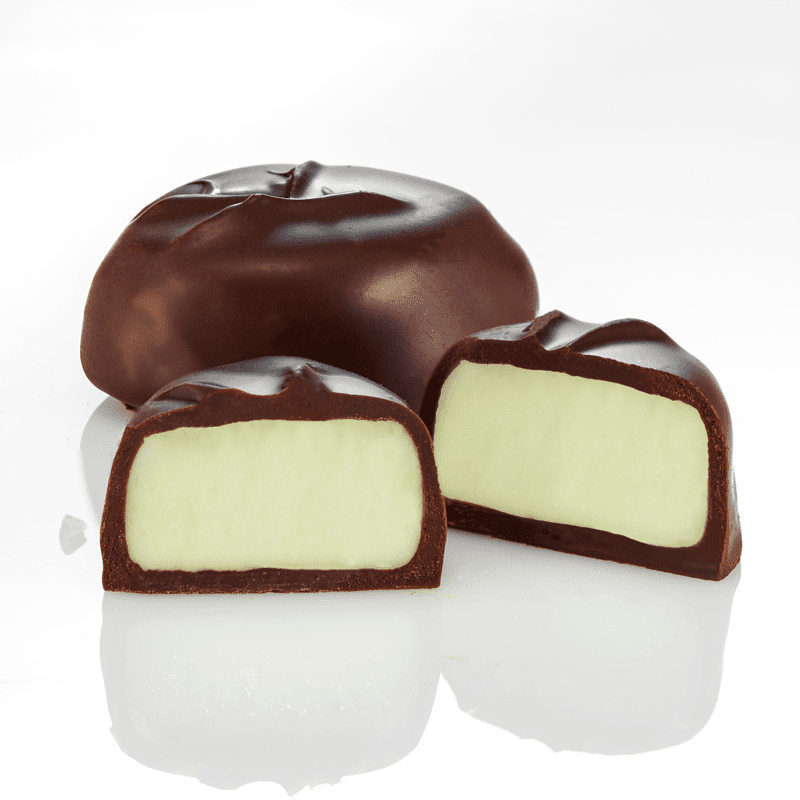 Key Lime Creams Dark Chocolate (14 pc Tray) by Abdallah Candies