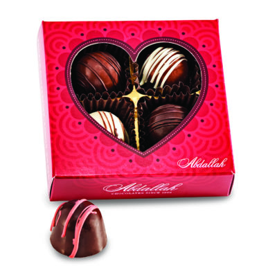 Valentine's Miniature Whipping Cream Truffles