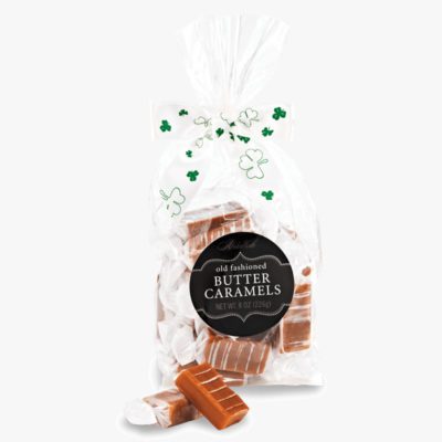 Twist Wrap Caramels w/St Patrick's Day Bow