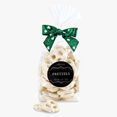 White Pretzels w/St Patrick's Day Bow