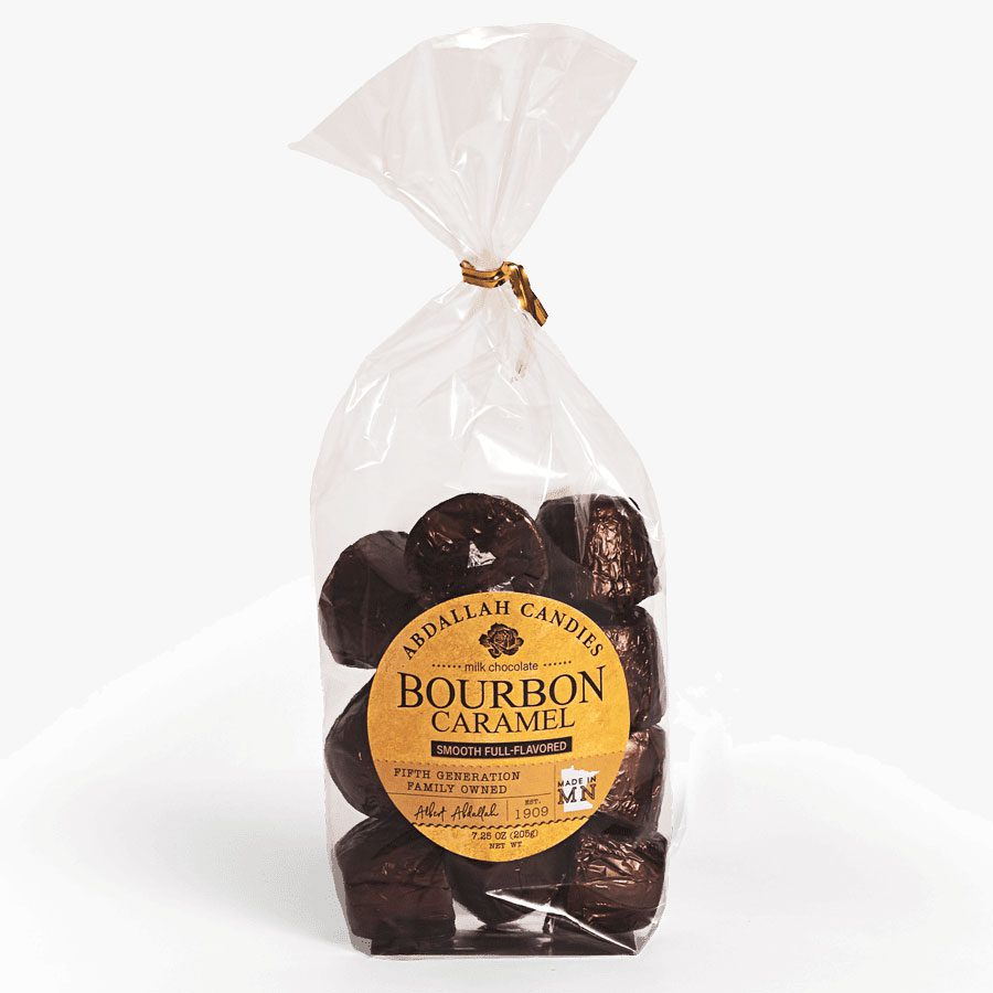 Bourbon Caramels Milk Chocolate by Abdallah Candies
