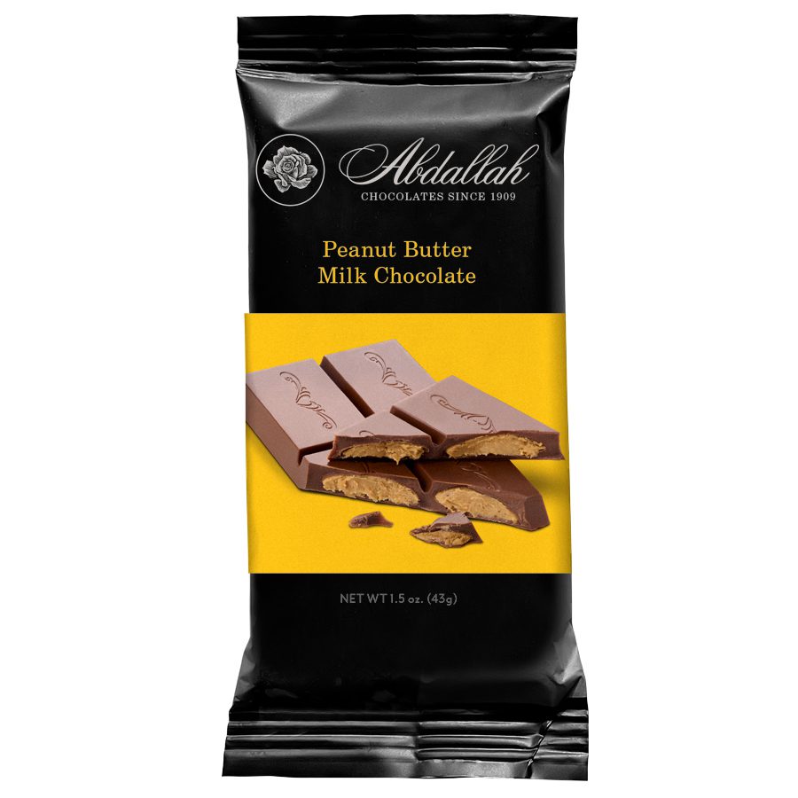 Single Peanut Butter Milk Chocolate Bar
